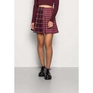 HOLLISTER Ultra High Rise Pleated Plaid Skirt NO SIZE TAG approx Medium / m